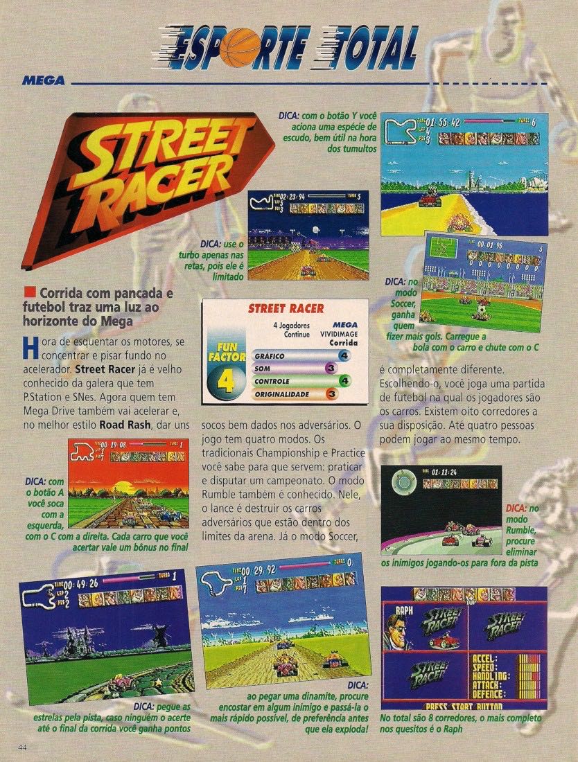 Street Racer - Sega Mega Drive (Ubisoft - 4) video game collectible [Barcode 3362930706795] - Main Image 3