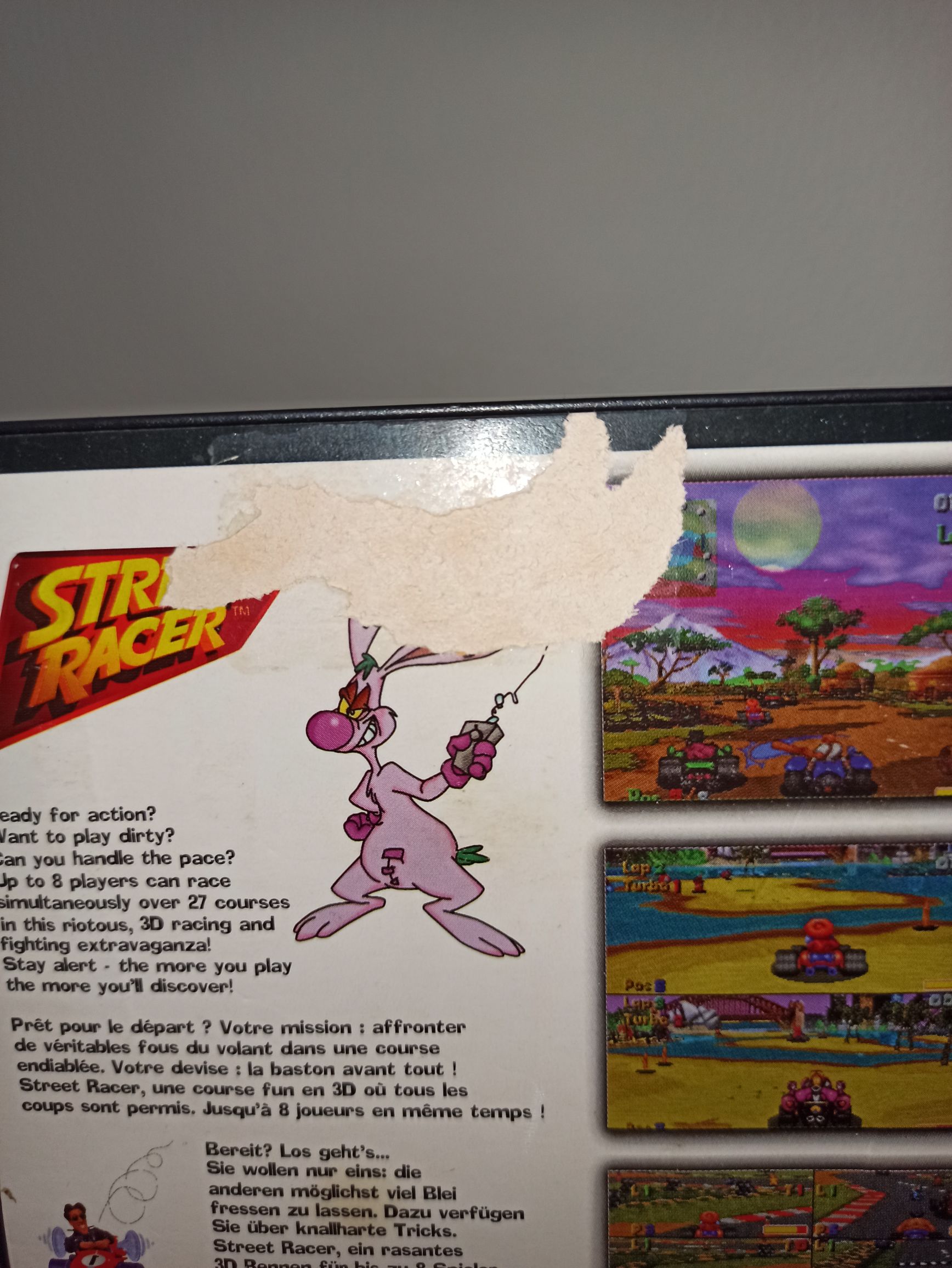 Street Racer - Sega Saturn (Ubisoft - 8) video game collectible [Barcode 3362933400331] - Main Image 2