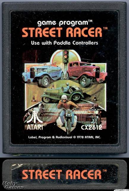 Street Racer - Atari 2600 video game collectible - Main Image 2