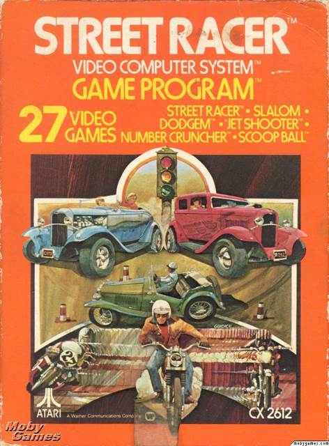 Street Racer - Atari 2600 video game collectible - Main Image 1