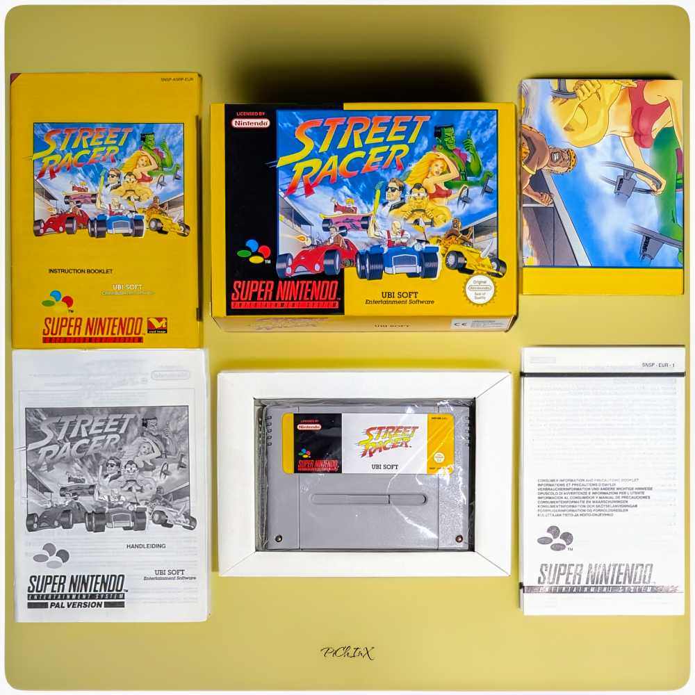 Street Racer - Nintendo Super Nintendo Entertainment System (SNES) video game collectible - Main Image 2