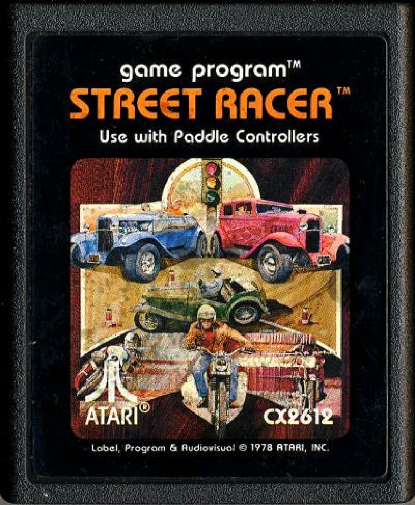 Street Racer - Atari 2600 video game collectible - Main Image 2