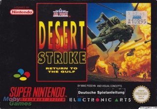 Desert Strike - Nintendo Super Nintendo Entertainment System (SNES) (1) video game collectible - Main Image 1