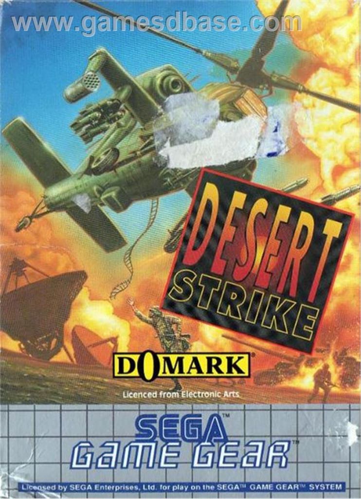 Desert Strike - Sega Game Gear video game collectible - Main Image 2