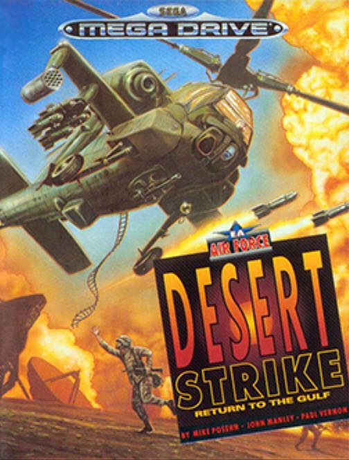 Desert Strike - Sega Megadrive video game collectible - Main Image 1