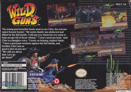 Wild Guns - Nintendo Wii Virtual Console video game collectible - Main Image 2