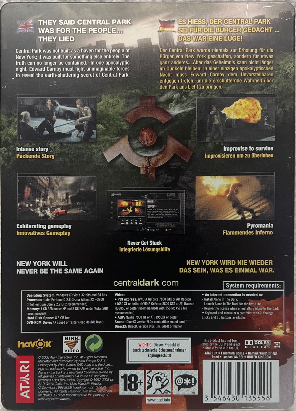 Alone In The Dark - PC video game collectible [Barcode 3546430135556] - Main Image 2