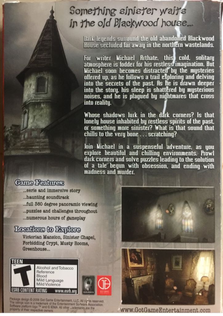 Scratches - PC video game collectible [Barcode 851612000458] - Main Image 2