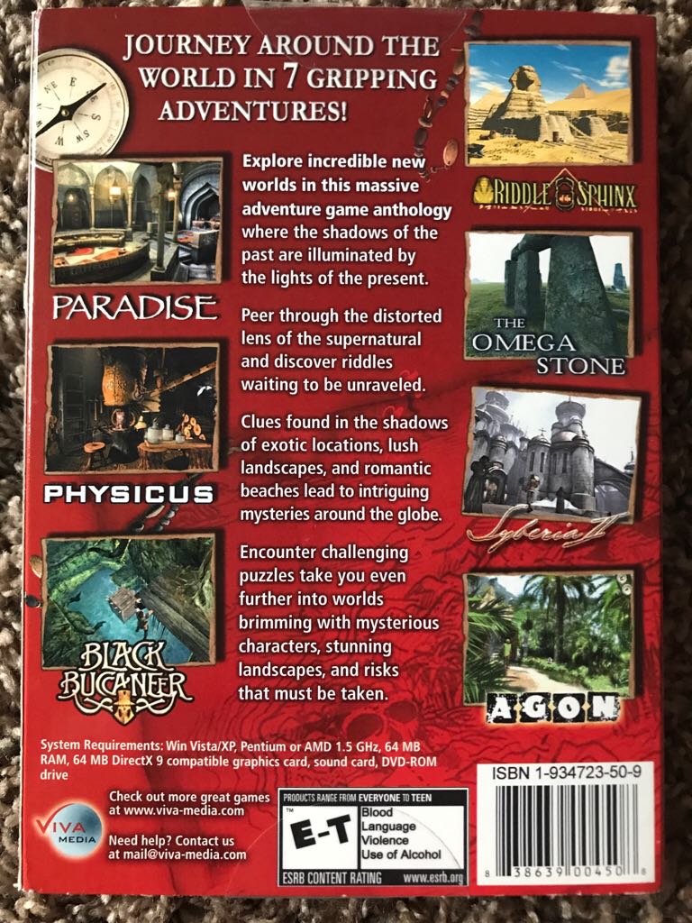 The Viva Adventure Anthology - PC video game collectible [Barcode 838639004508] - Main Image 2