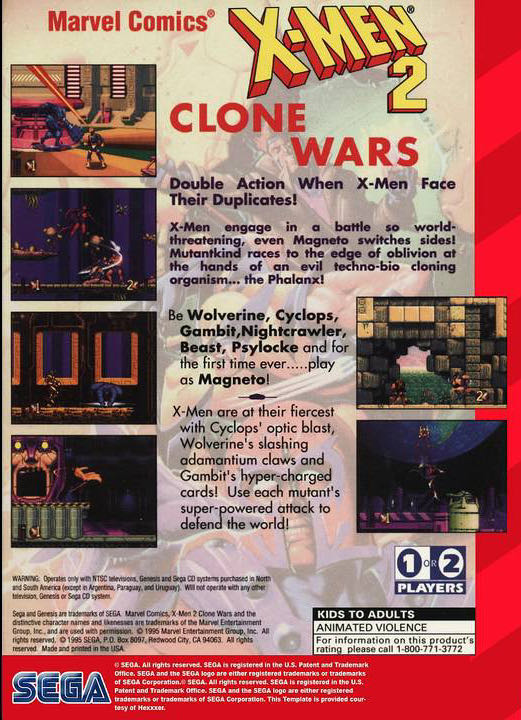 Sega PC X-Men 2: Clone Wars - PC video game collectible - Main Image 2