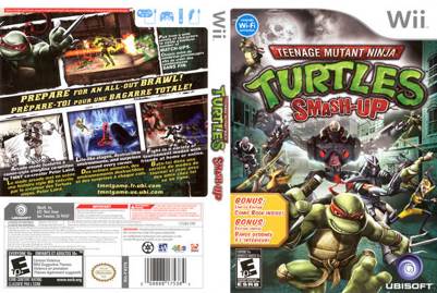 Teenage Mutant Ninja Turtles: Smash-Up - Nintendo Wii (Ubisoft - 4) video game collectible [Barcode 3307212304610] - Main Image 2
