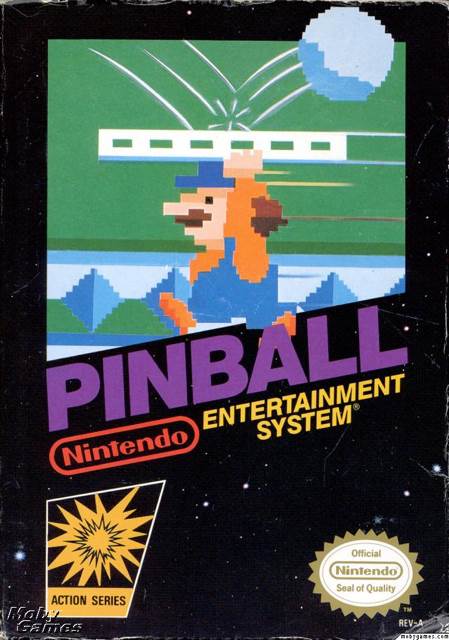 Pinball - Nintendo Entertainment System (NES) video game collectible - Main Image 2
