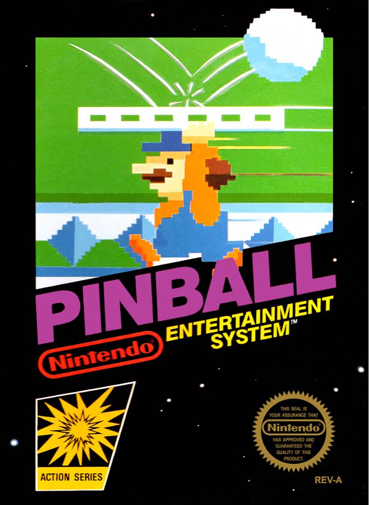 Pinball - Nintendo Entertainment System (NES) (Nintendo) video game collectible - Main Image 1
