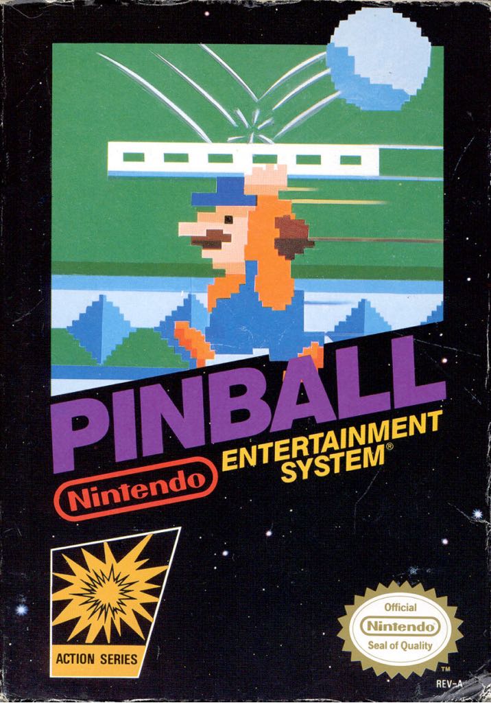 Pinball - Nintendo Entertainment System (NES) (2) video game collectible - Main Image 1