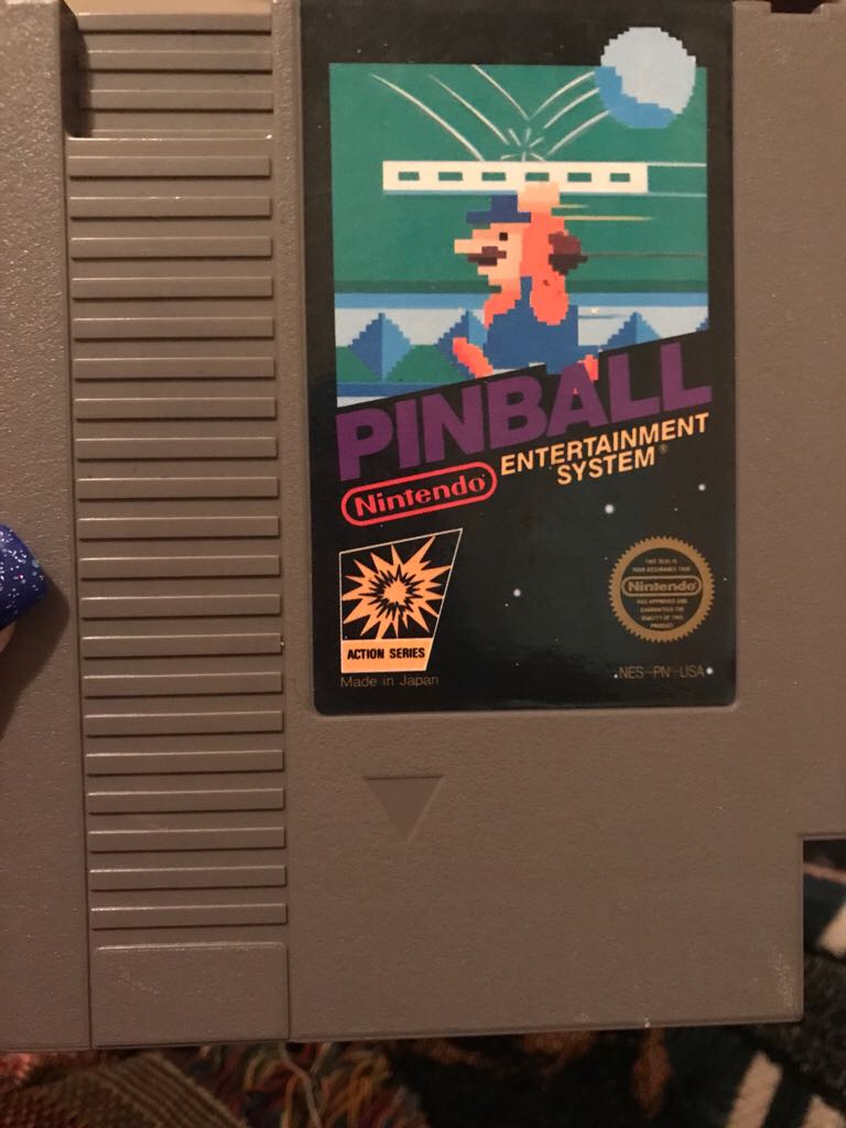 Pinball - Nintendo Entertainment System (NES) video game collectible - Main Image 1