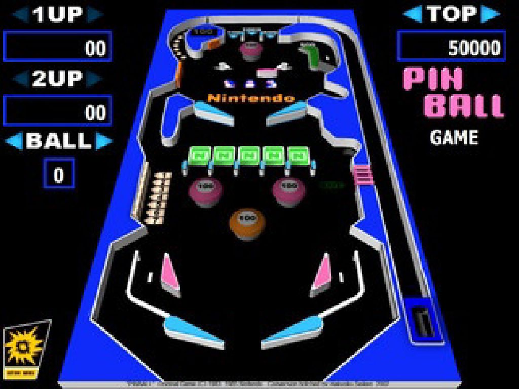 Pinball - Nintendo Entertainment System (NES) (Nintendo) video game collectible - Main Image 2