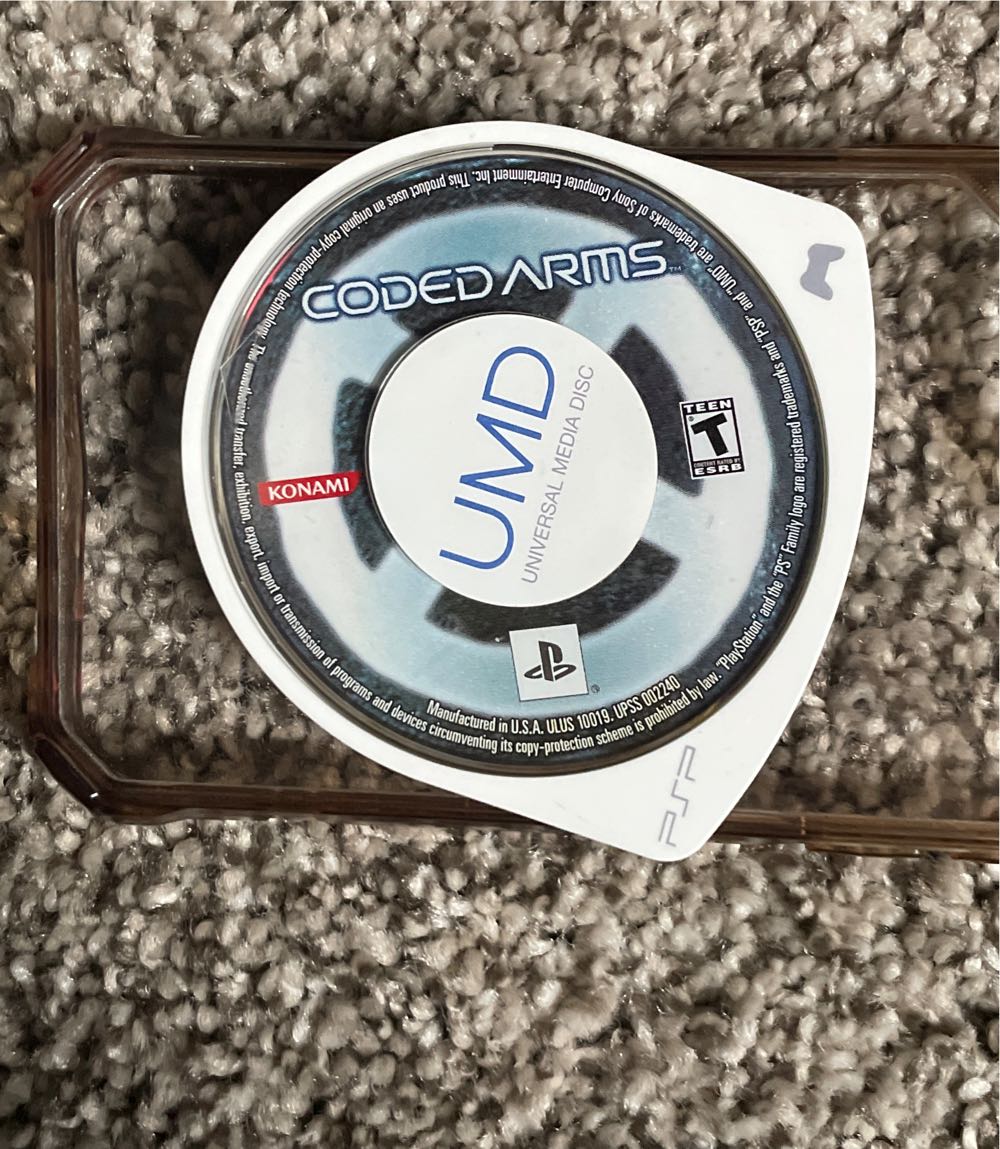 Coded Arms - Sony PlayStation Portable (PSP) (Konami - 4) video game collectible [Barcode 083717260059] - Main Image 3