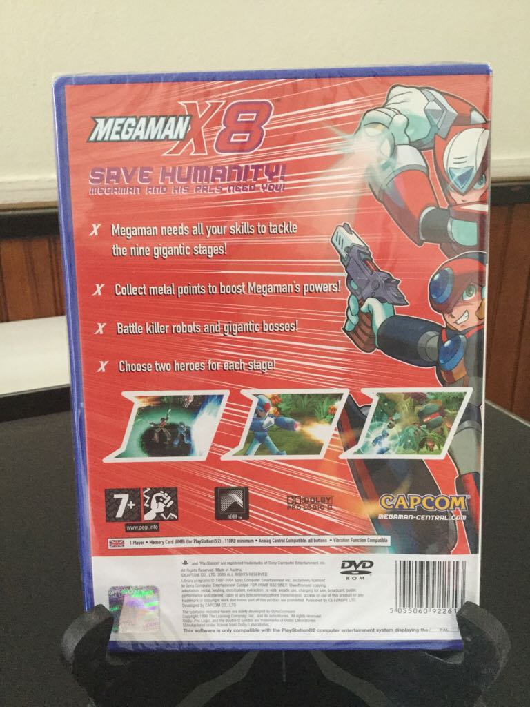 Megaman X8 - Sony PlayStation 2 (PS2) video game collectible - Main Image 2