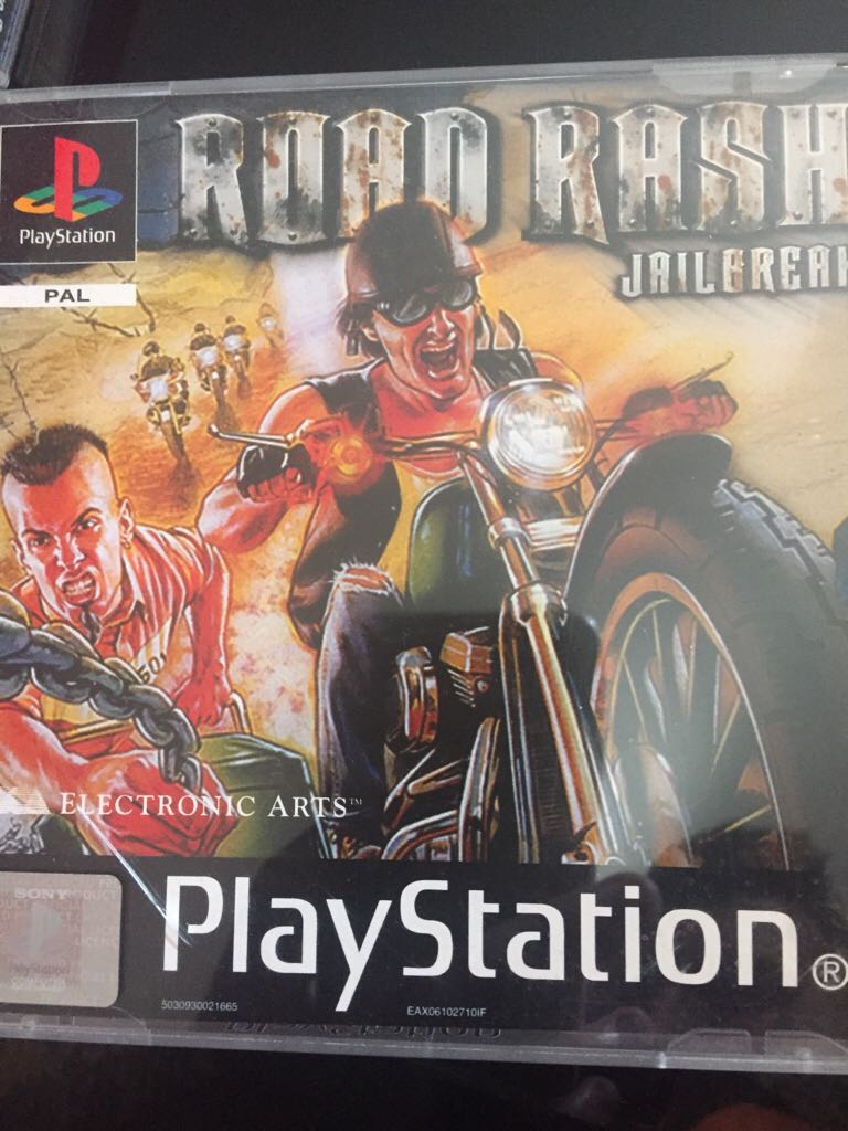 Road Rash Jailbreak - Sony PlayStation video game collectible [Barcode 5030931021664] - Main Image 1