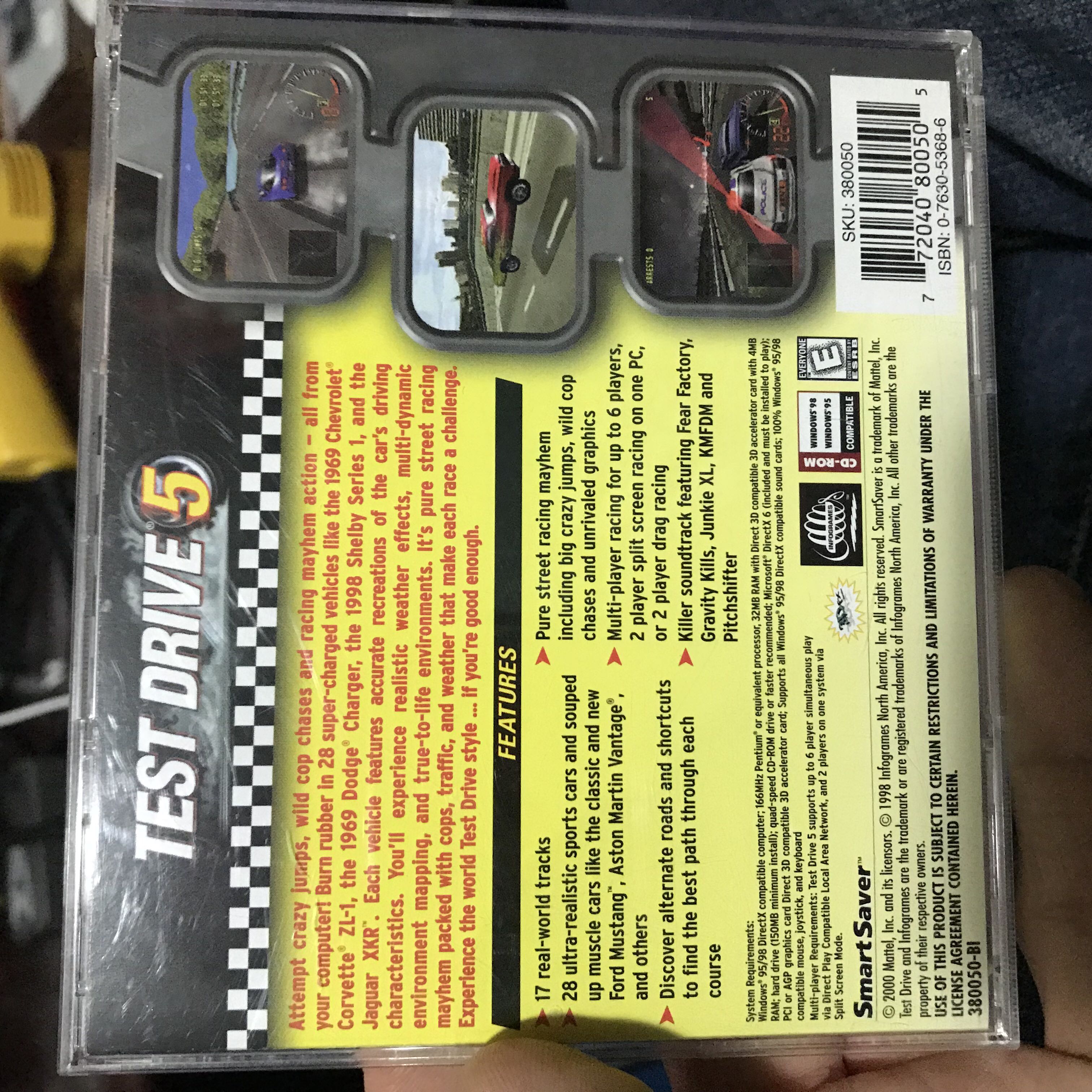 Test Drive 5 - PC video game collectible [Barcode 015605750953] - Main Image 2