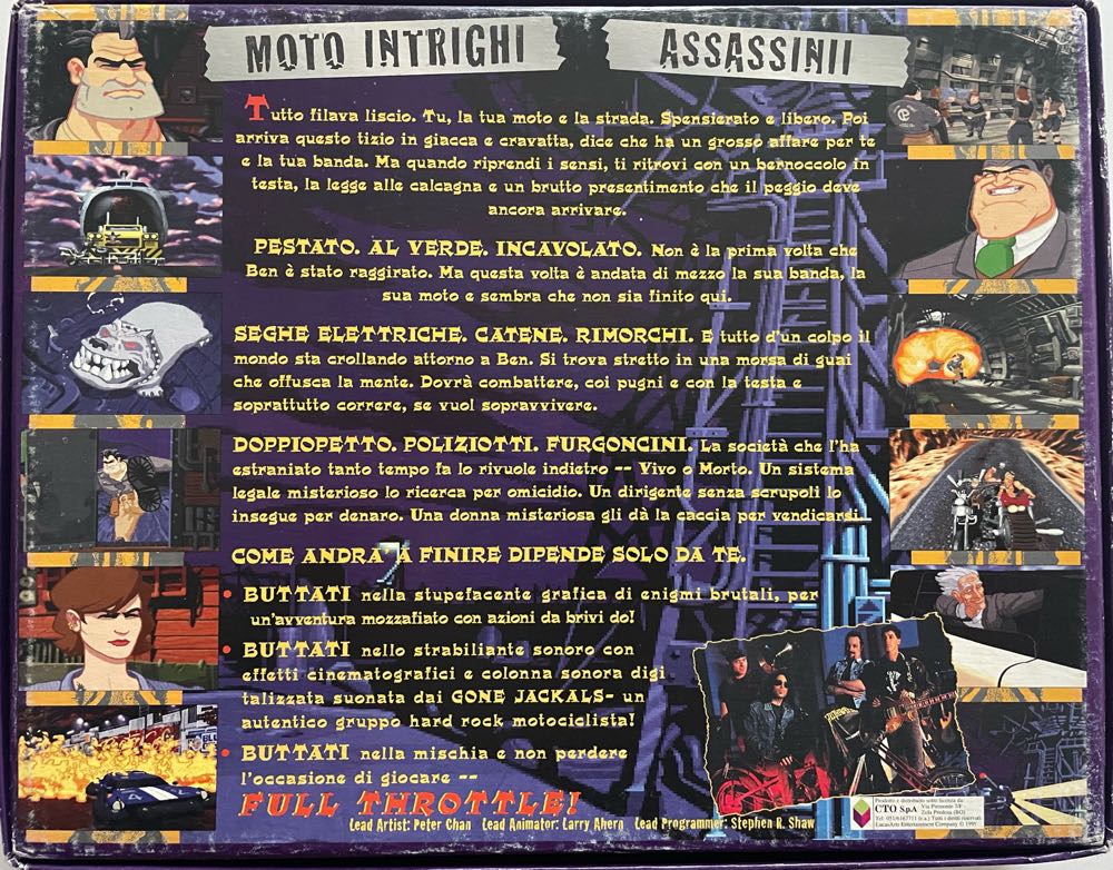 Full Throttle Remastered (Digital) - Sony PlayStation 4 (PS4) (Double Fine Productions - 1) video game collectible [Barcode 023272107185] - Main Image 2