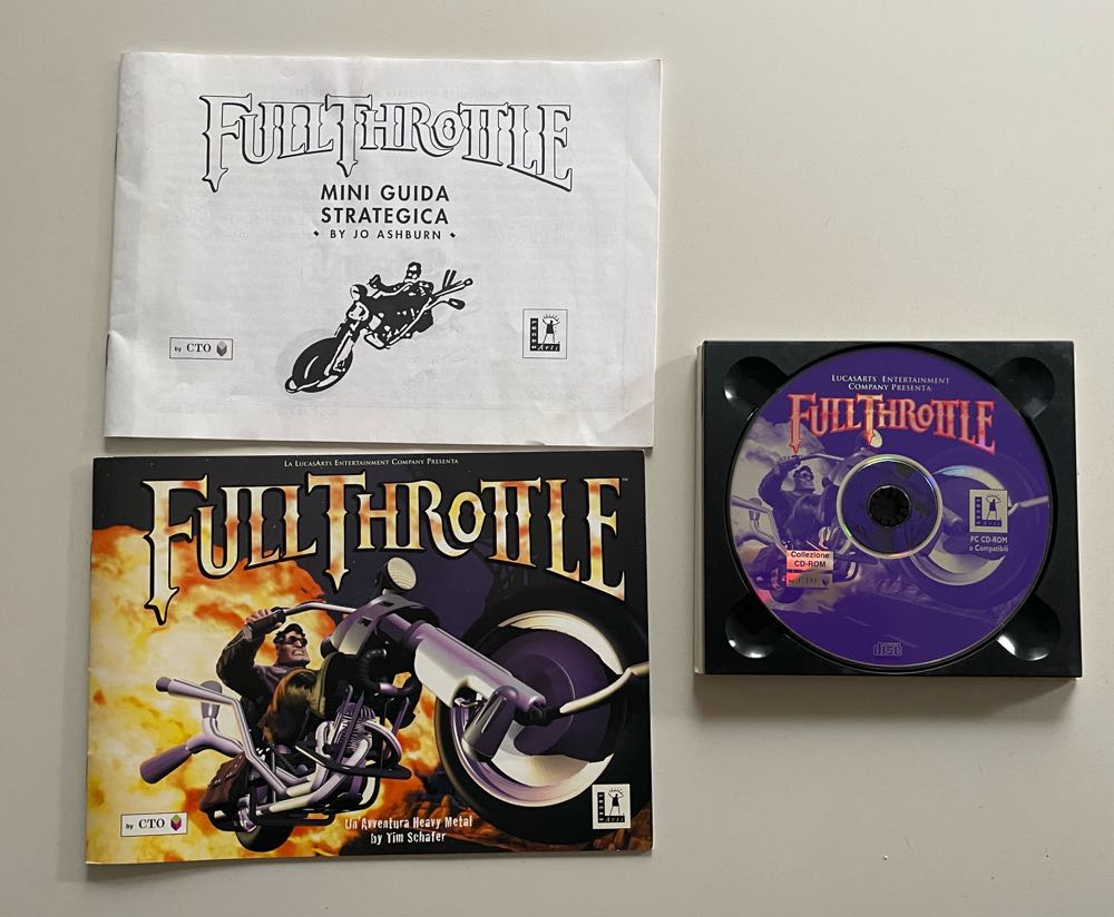 Full Throttle Remastered (Digital) - Sony PlayStation 4 (PS4) (Double Fine Productions - 1) video game collectible [Barcode 023272107185] - Main Image 3