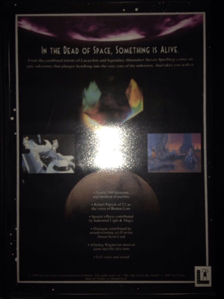 Dig, The - PC (Lucas Arts) video game collectible - Main Image 2