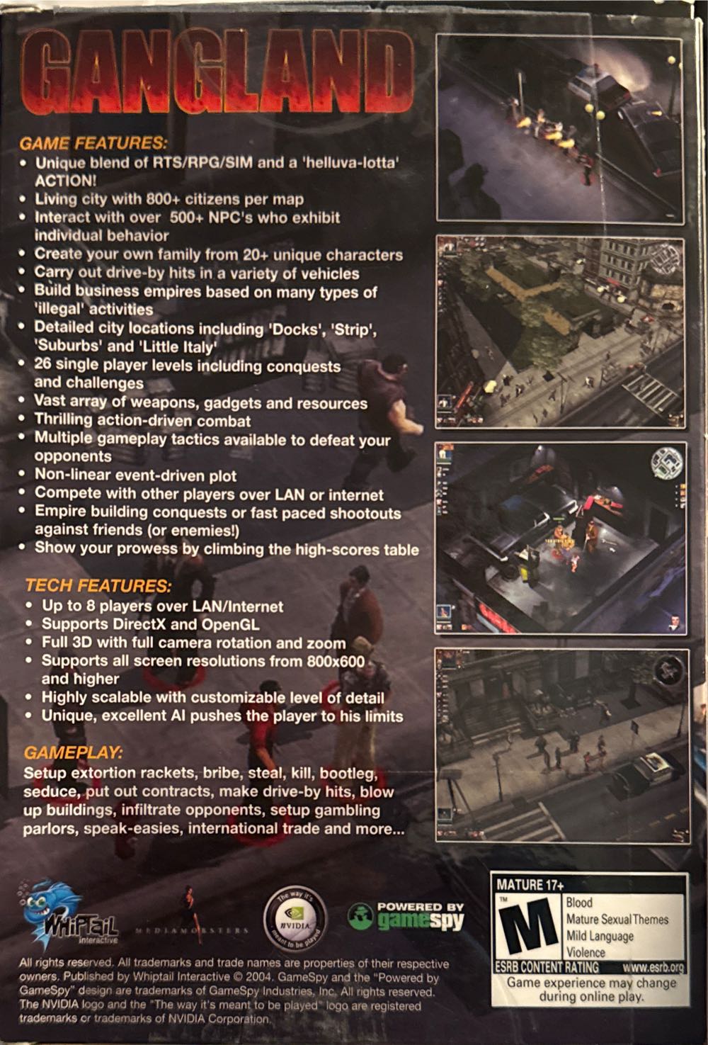 Gangland - PC video game collectible [Barcode 858700000055] - Main Image 2