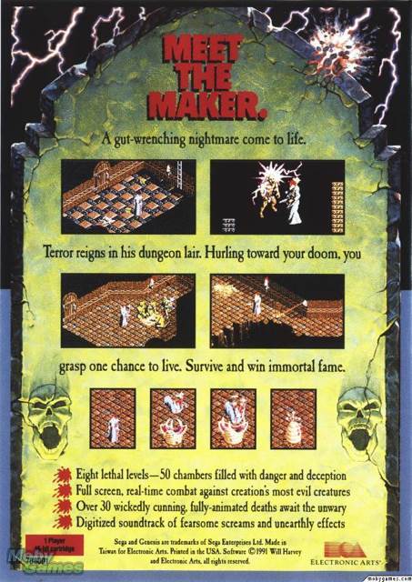 The Immortal - Sega Mega Drive (EA / Electronic Arts - 1) video game collectible [Barcode 5015839158001] - Main Image 2