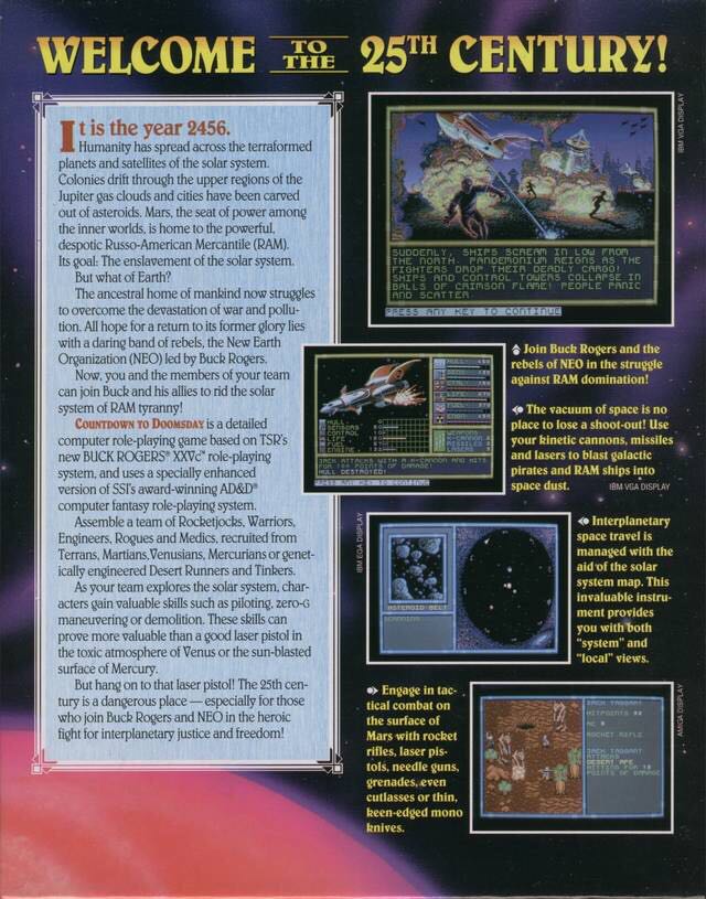 Buck Rogers Countdown to Doomsday - PC (Electronic Arts) video game collectible [Barcode 5016597009260] - Main Image 2