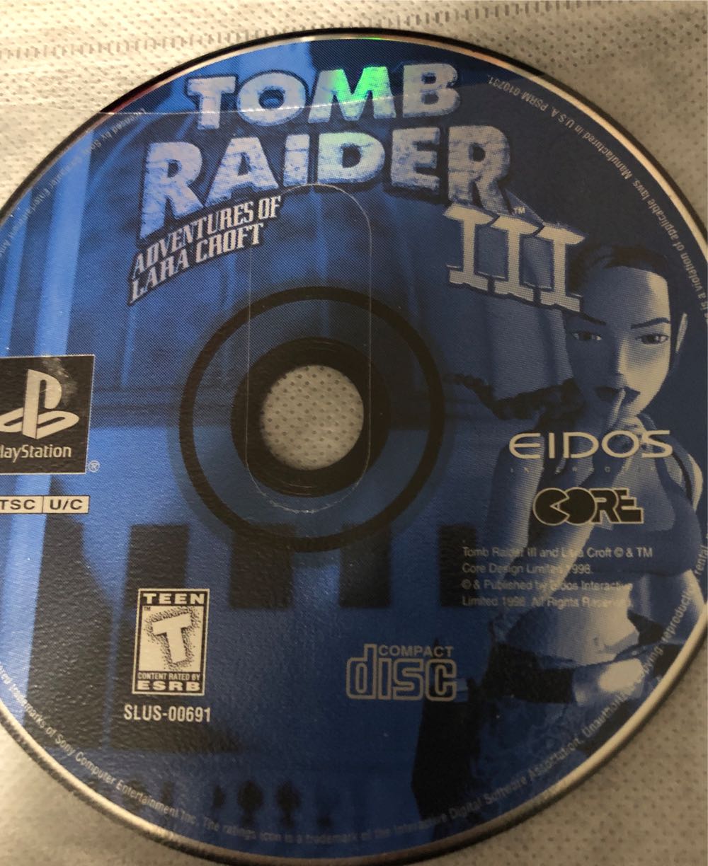 Tomb Raider III - Sony PlayStation (Eidos Interactive - Single-Player) video game collectible [Barcode 788687301831] - Main Image 4