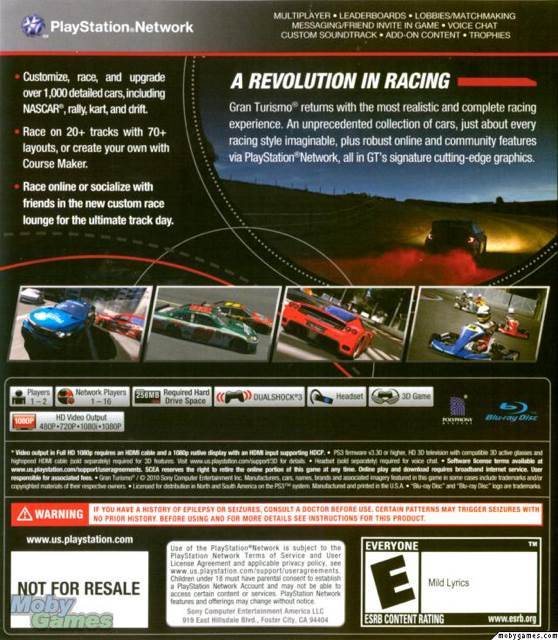 Gran Turismo 5 - Edizione Da Collezione - Sony PlayStation 3 (PS3) (Sony Computer Entertainment - 16) video game collectible [Barcode 711719191353] - Main Image 2