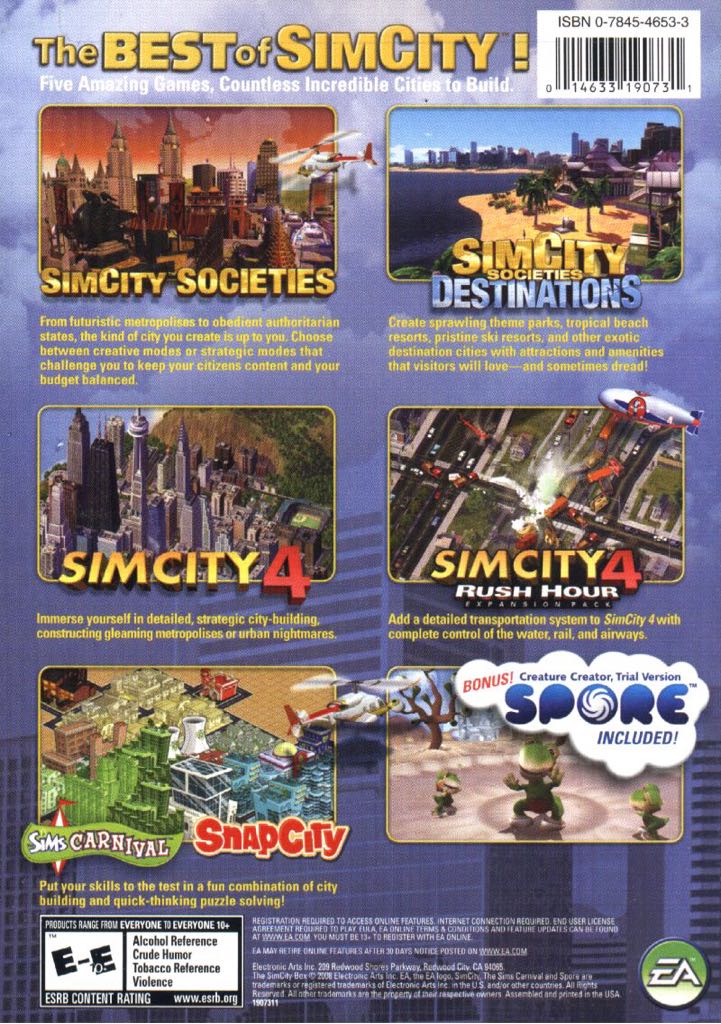 The Sim City Box - PC (EA Games - 1) video game collectible - Main Image 2