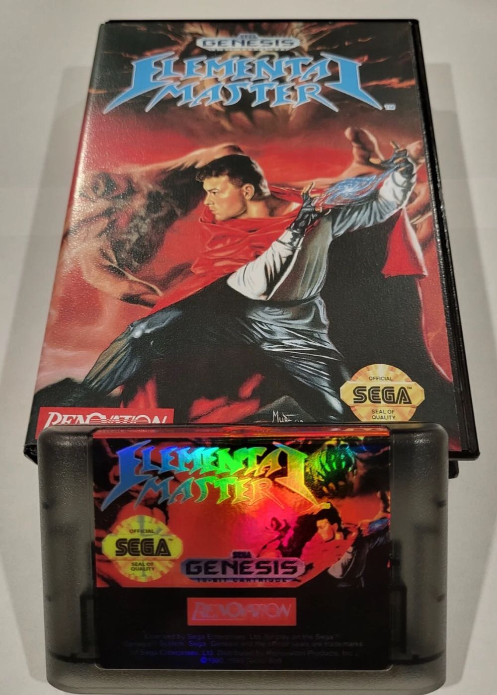 Elemental Master - Sega Genesis (Mega Drive) (Renovation Products - 1) video game collectible [Barcode 720238103006] - Main Image 3