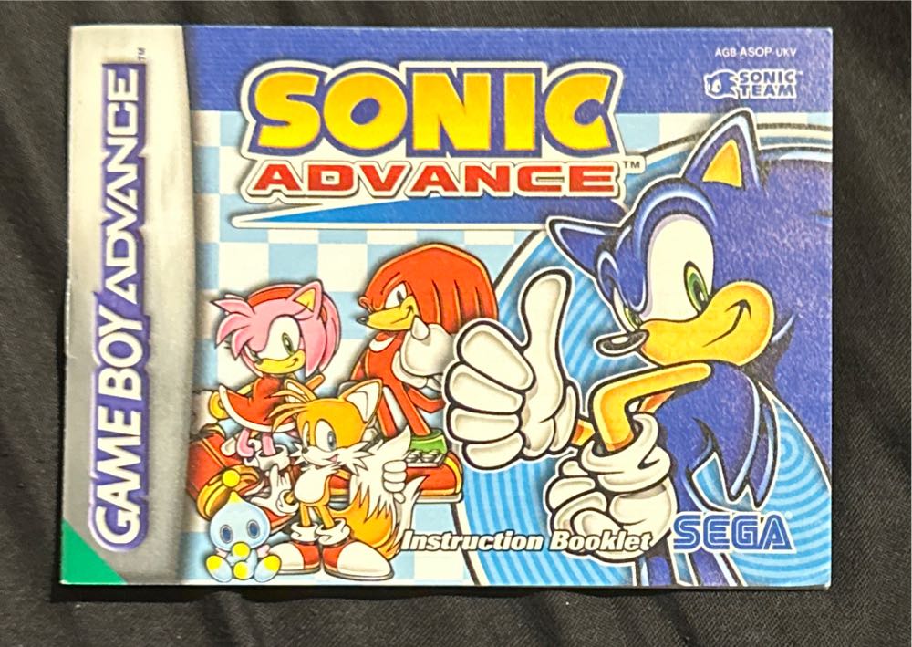 Sonic Advance - Nintendo Game Boy Advance (GBA) (Infogrames - 1-2) video game collectible [Barcode 3546430025017] - Main Image 3