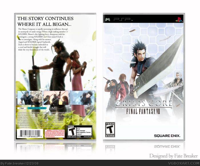 Crisis Core: Final Fantasy VII - Sony PlayStation Portable (PSP) (Square Enix - 1) video game collectible [Barcode 3386420114068] - Main Image 2
