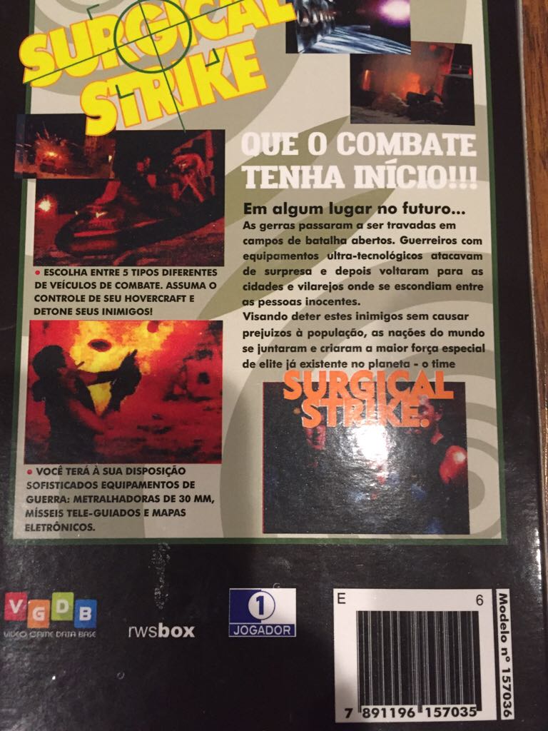 Surgical Strike - Sega 32X video game collectible - Main Image 2