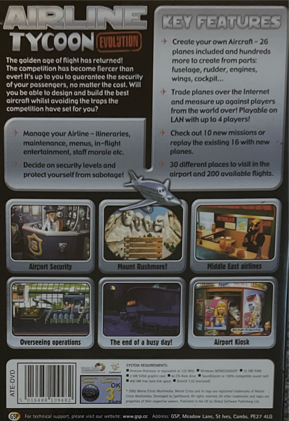 Airline Tycoon Evolution - PC video game collectible [Barcode 5016488109482] - Main Image 2