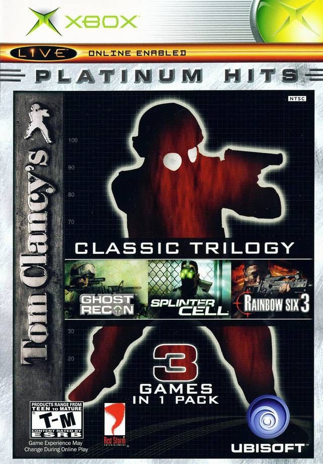 Tom Clancys Classic Trilogy - Microsoft Xbox video game collectible - Main Image 1