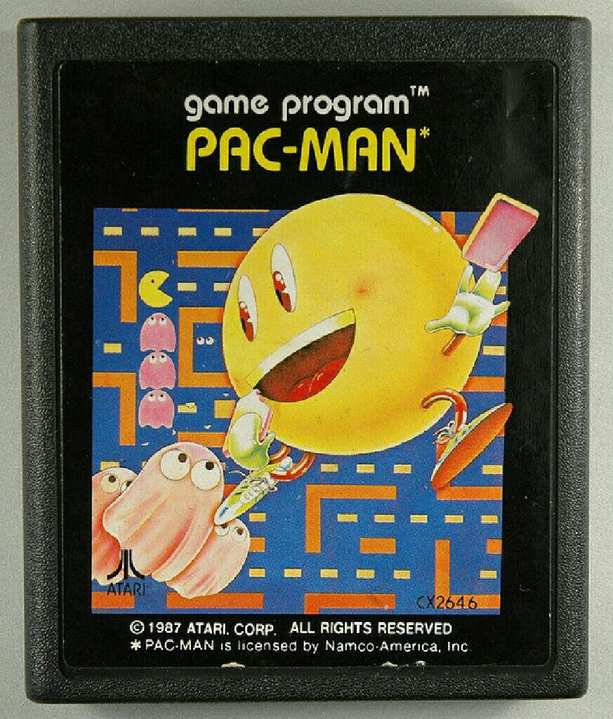 Pacman - Atari 2600 video game collectible - Main Image 1