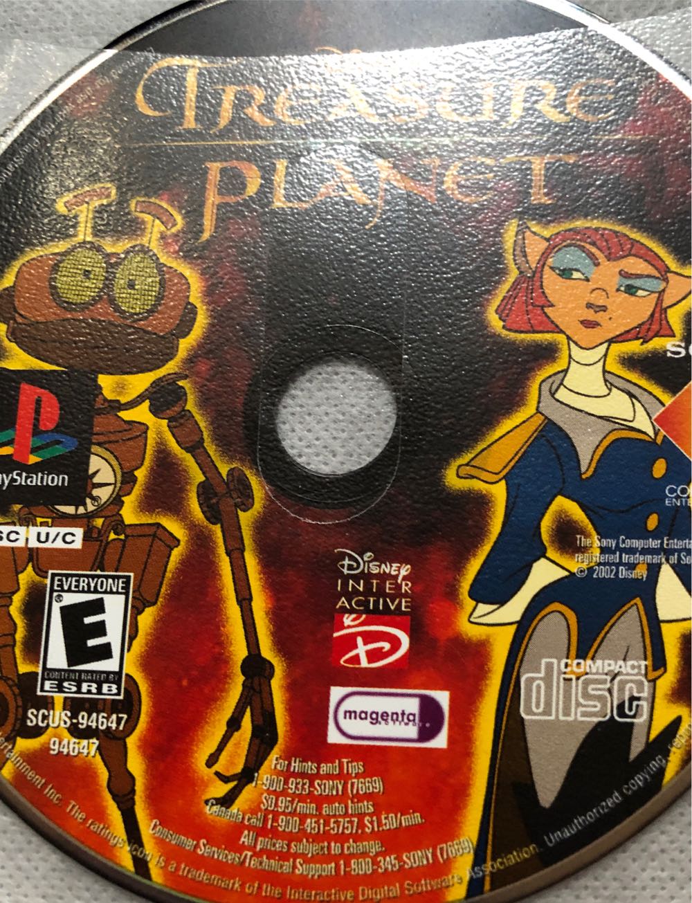Disney’s Treasure Planet - Sony PlayStation (SCEA - 1) video game collectible - Main Image 4