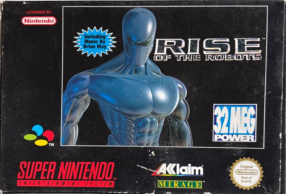 Rise Of The Robots - Nintendo Super Nintendo Entertainment System (SNES) (Acclaim Entertainment - 2) video game collectible - Main Image 3
