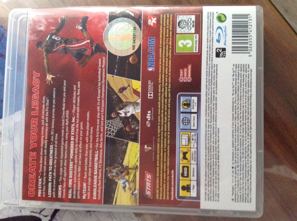 NBA 2k14 - Sony PlayStation 3 (PS3) video game collectible [Barcode 5026555412131] - Main Image 2