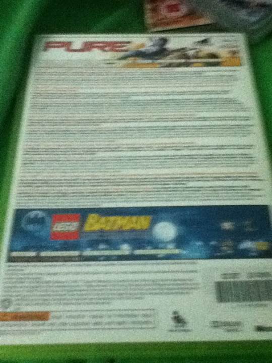 Pure / LEGO Batman (Bundle Copy - Microsoft Xbox 360 (Microsoft Game Studios - 1-2) video game collectible [Barcode 885370001884] - Main Image 2