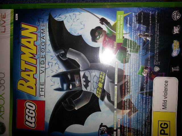 LEGO Batman/Pure - Microsoft Xbox 360 video game collectible - Main Image 1