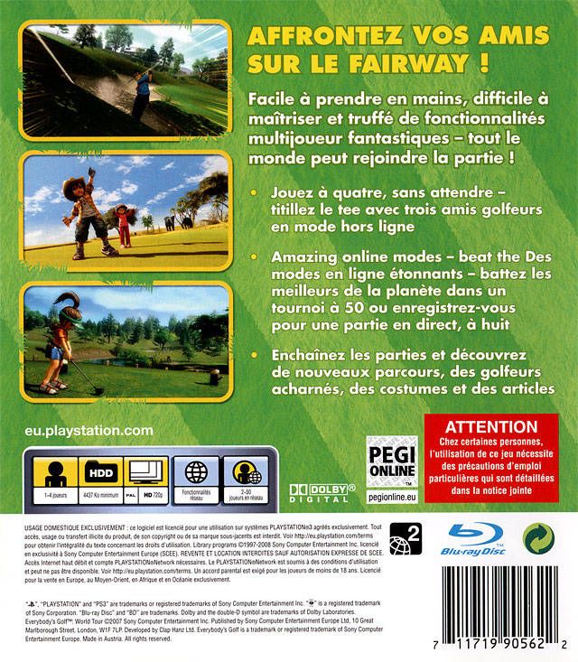 Hot Shots Golf: Out of Bounds - Sony PlayStation 3 (PS3) (4) video game collectible [Barcode 4948872960410] - Main Image 2