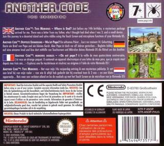 Another Code: Two Memories - Nintendo DS (Nintendo - 1) video game collectible [Barcode 045496462185] - Main Image 2