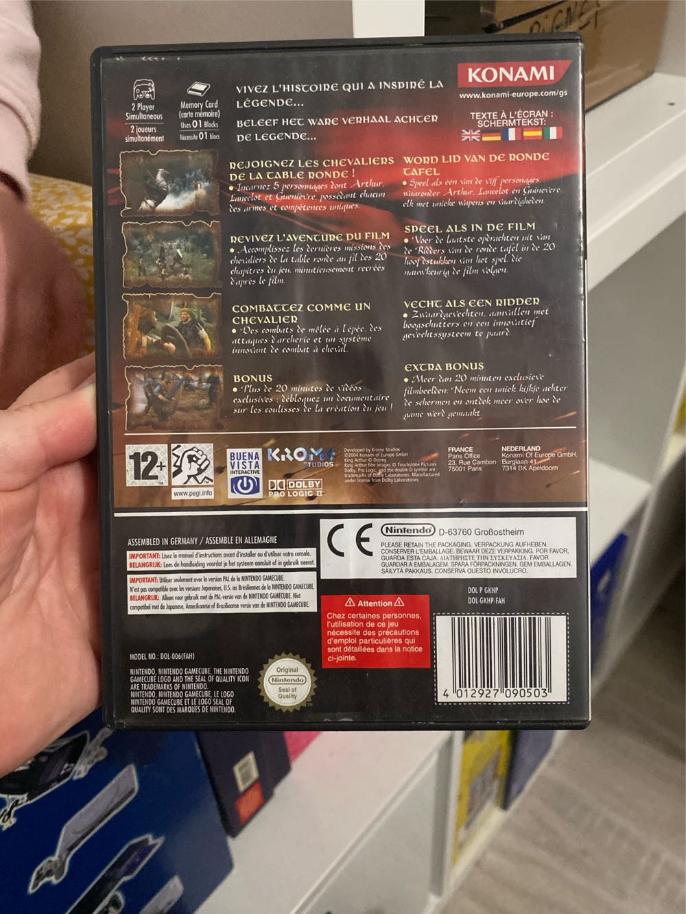 King Arthur: The Truth Behind The Legend - Nintendo GameCube (Konami Digital Entertainment - 1-2) video game collectible [Barcode 4012927090503] - Main Image 2