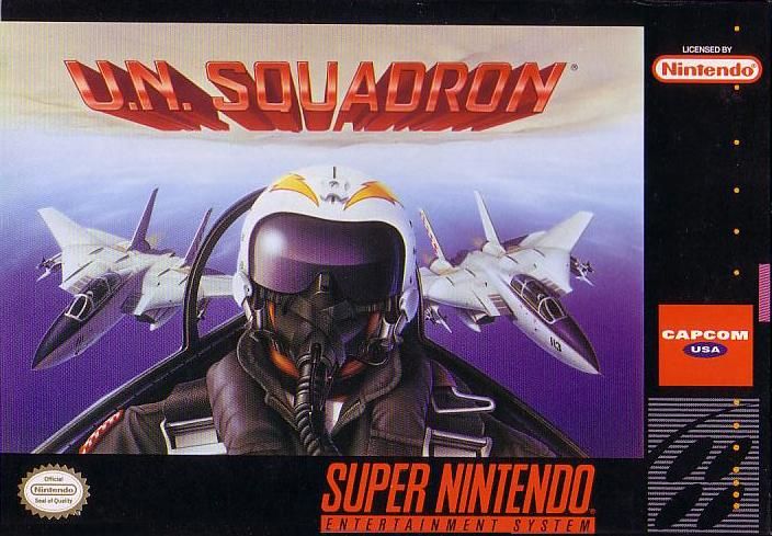 U.N. Squadron - Nintendo Super Nintendo Entertainment System (SNES) (Capcom - 1) video game collectible - Main Image 1