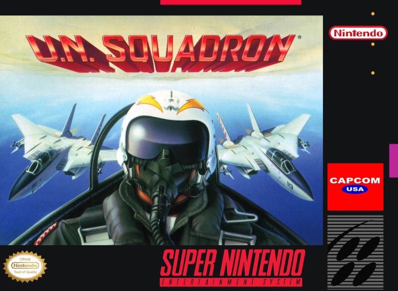 U.N. Squadron - Commodore Amiga (Capcom USA) video game collectible - Main Image 1